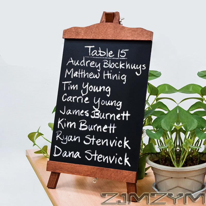 Multifuctional Desktop Bar Small Chalkboard Blackboard Desktop Home Notepad Advertising Message Board