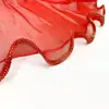 Spring Summer Neck Wrap Thin Neckerchief Hijab Scarf Lace Curled Edge Scarf Breathable Long Scarves Elegant Sunscreen Headscarf 5