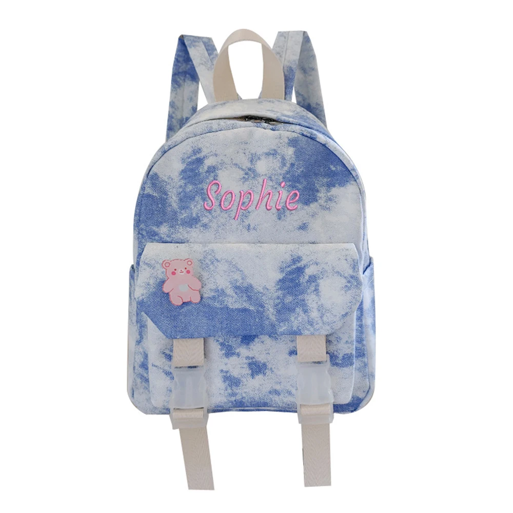 

Personalized Leisure Shopping Outdoor Travel Bag Customized Name College Student Backpack Men's And Women's High School Backpack
