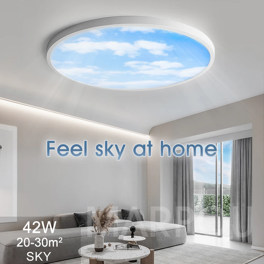 Yeelight Blue Sky Light Home Decoration LED Ceiling Light Simulated  Sunlight Sunset Lamp Kitchen Blue Skylight Ceiling Lamp