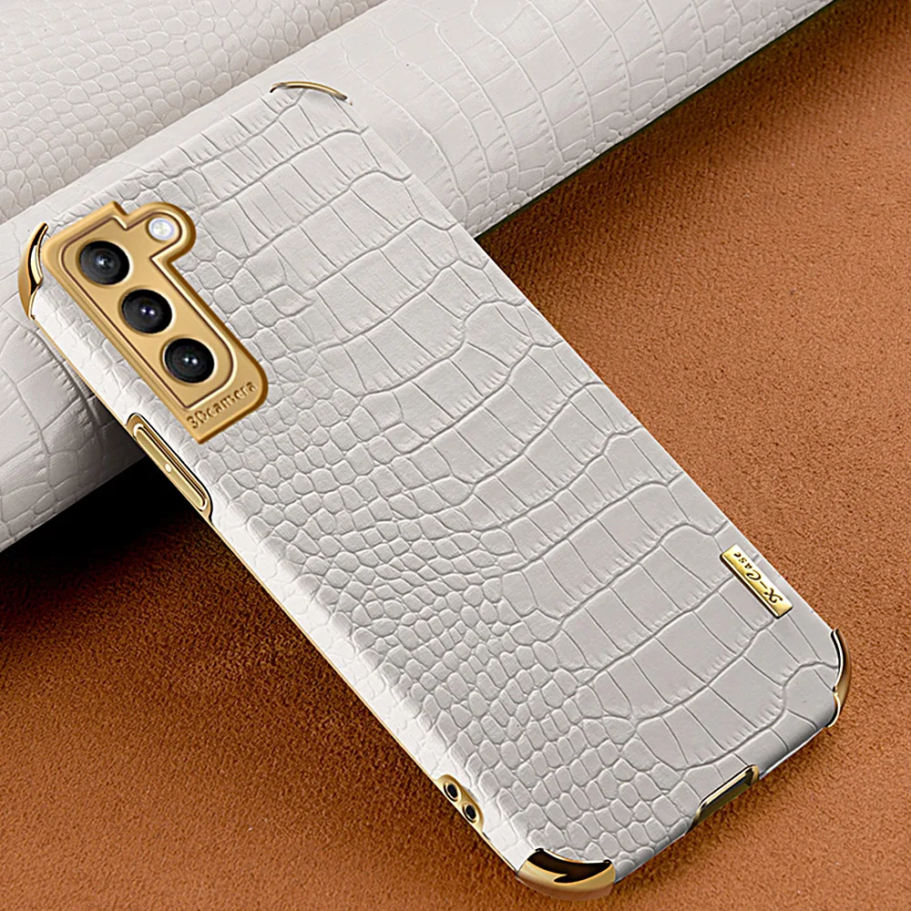 Custodia In Pelle Di Coccodrillo Per Samsung Galaxy S23 Fe S23 Ultra S20 S21 S22 Ultra Plus S20 Fe S21 Fe Note 20 Custodia In Silicone Ultra