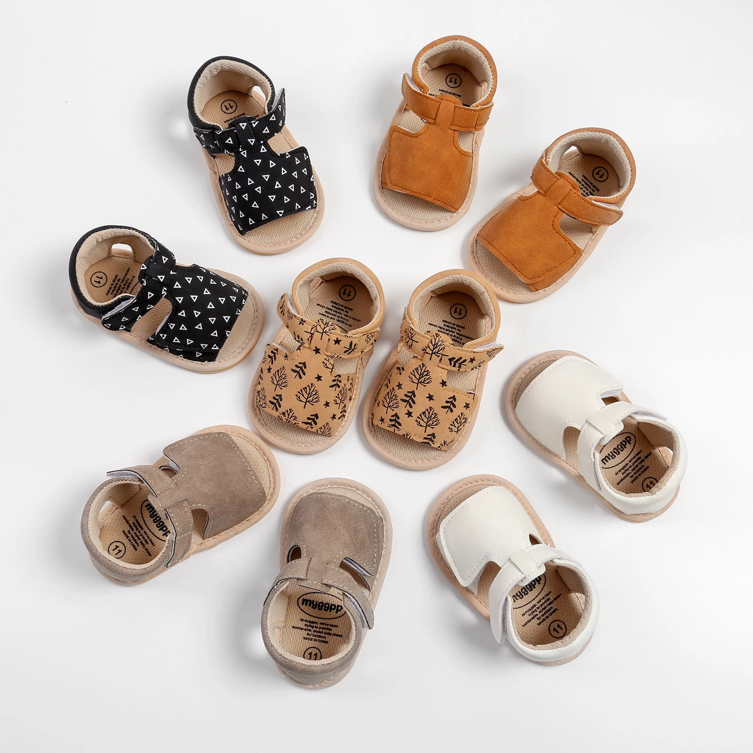 Baby Sandals 2023 New , Lightweight Non-Slip Comfy Crib Shoes For Newborn Infant, Summer 1