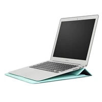 Étui de protection en cuir PU pour Apple Macbook Air Pro Retina 11 12 13 15, housse pour ordinateur portable Mac book 13.3 pouces 3