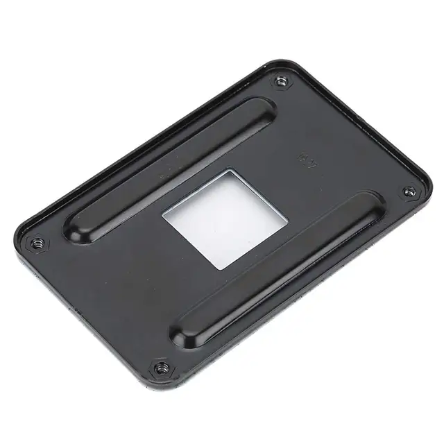 AM4 Backplane, CPU Heatsink Bracket Backplane Backplate Back Sheet Iron Plate for AM4, AM4 Backplane Back Black