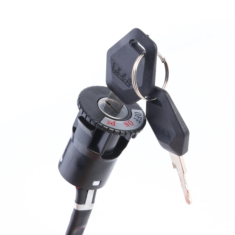 Electric Bicycle Ignition Switch Key Power Lock For EScooter Bike