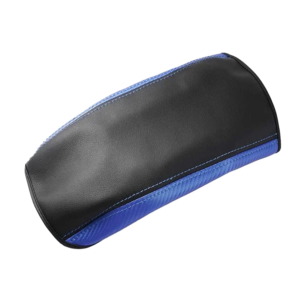 

Center Console Cover for Ford Escape 2020-2022 Bronco Sport 2021 Armrest Box Cover Pad PU Leather Accessories,