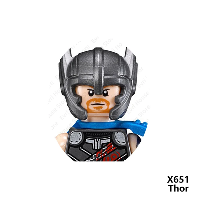 Superhero Thor Jane Foster Action Figures Odin Hela Mini Bricks Disney Building Blocks Toys for Children X651