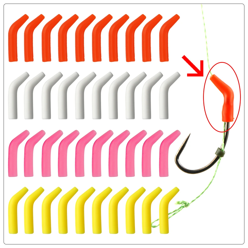 Hirisi Karpfen Angelhaken Kickers D Rig Kicker Aligner Haken Ärmel Rigs Anti Tangle Sleeves Hook Aligner Angelzubehör – Detail 1