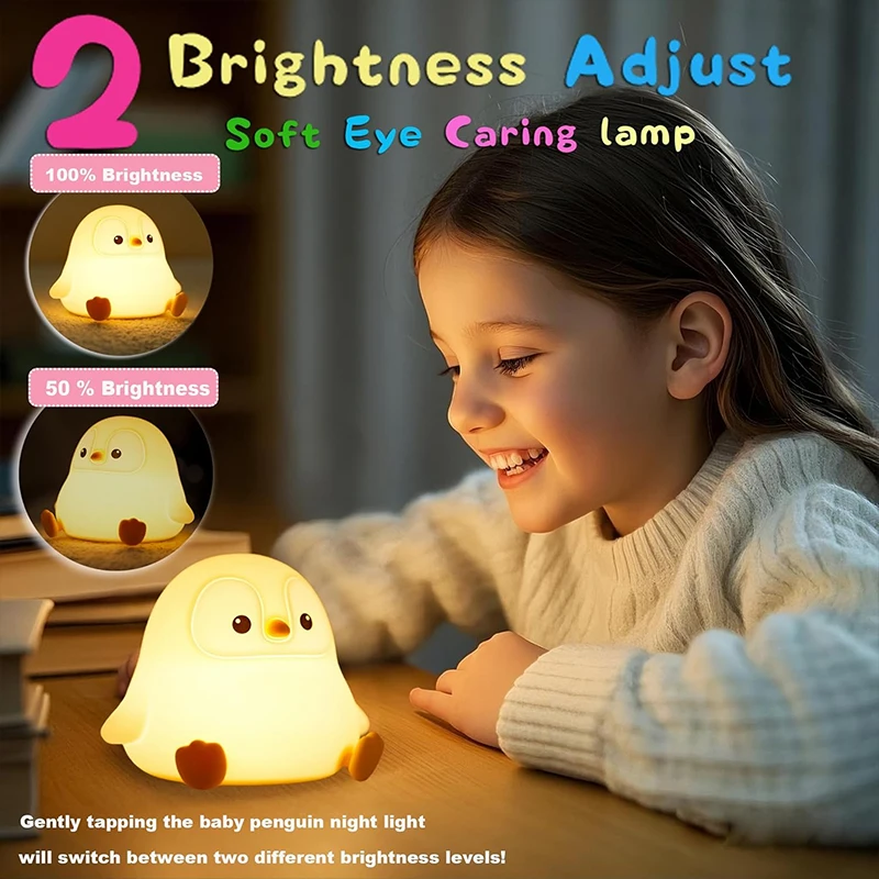 Luce notturna a LED carina a 7 colori tartaruga touch luce notturna per ragazze ragazzi adulti lampada da comodino a batteria luce notturna per l'allattamento al seno, lampada per bambini