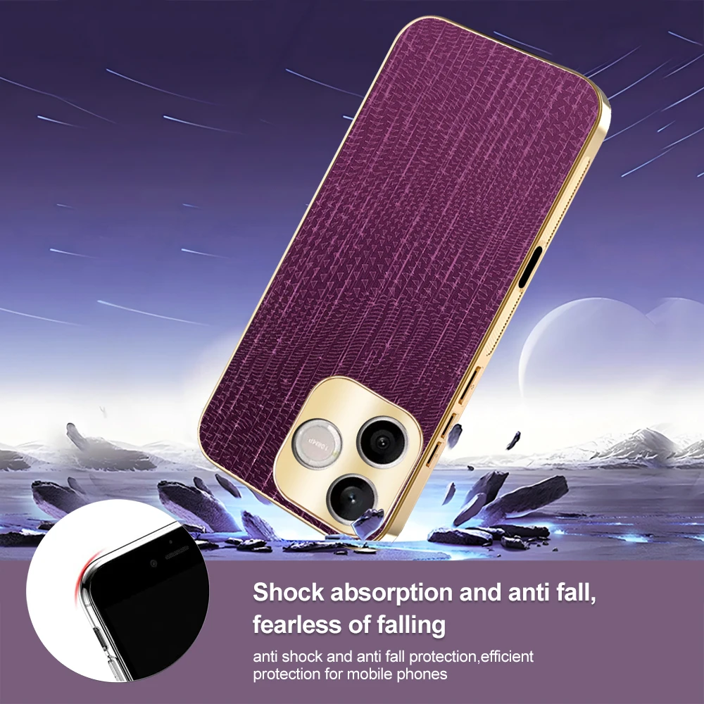 Electroplating Meteor Full Edge Silicone Shockproof Bumper Case