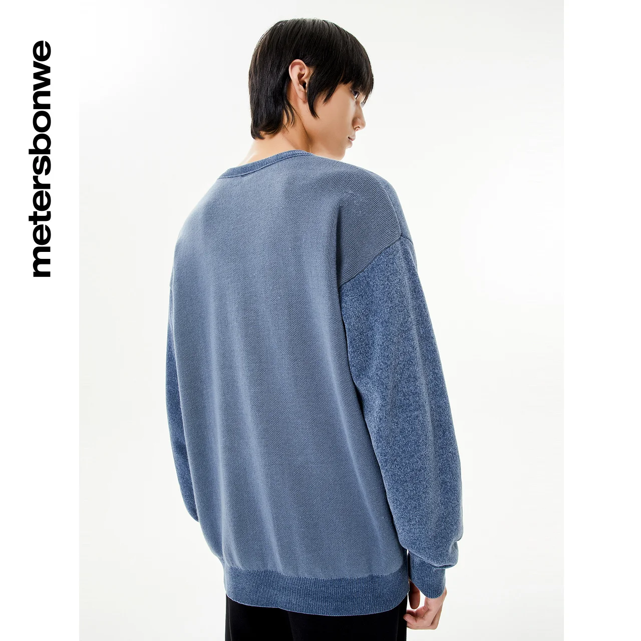 Metersbonwe Sweater Men Autumn Winter Fashion O Neck Pullover Casual 3D Embossed Long Sleeve Knitwear Brand High Quality