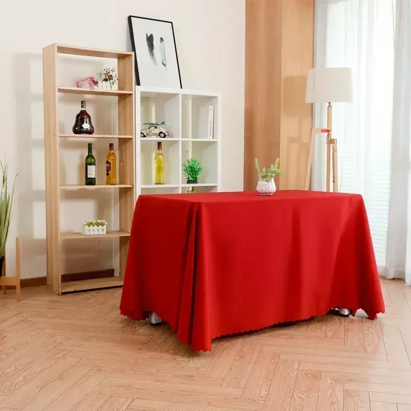 

2024 Table cloth polyester tablecloth round table cloth circular solid white