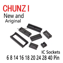 Variety Pack of IC Sockets - 10-Piece Set, Multiple Pin Configurations (16PIN)