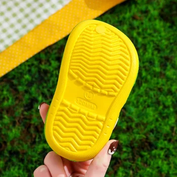 Summer Soft Anti-Skid Cartoon DIY Design Sandals Hole Slippers
