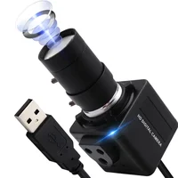 ELP 4K USB Zoom Camera 2160P 30fps CMOS IMX415 10X Optical Zoom Video USB PC Webcam with 5-50mm Varifocal Lens for PC,Pi,Laptop 1