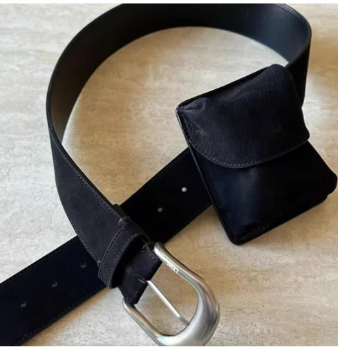 JIAERDI Retro Frosted Belt Square Flip Waist Bag Women 2025 Korean  Accessories Mini Bag Purse Female Vintage Y2k Bags Hot Girls