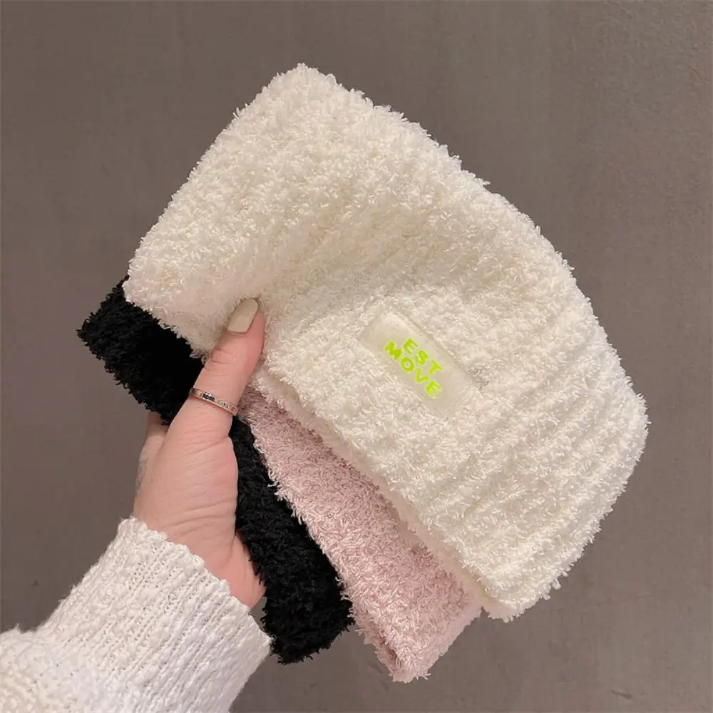

Wide Brim Knitted Headbands Punk Elastic Bundled Hair Sports Hair Bands Solid Color Knitted Warm Headwrap Face Wash