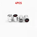 4Pcs Silver Audi