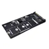 M2 To SATA3 Adapter Card High Efficiency SATA M2.SSD Convert Adapter Card NVME SSD Upgraded SATA 6 Gbps NGFF Adapter 4