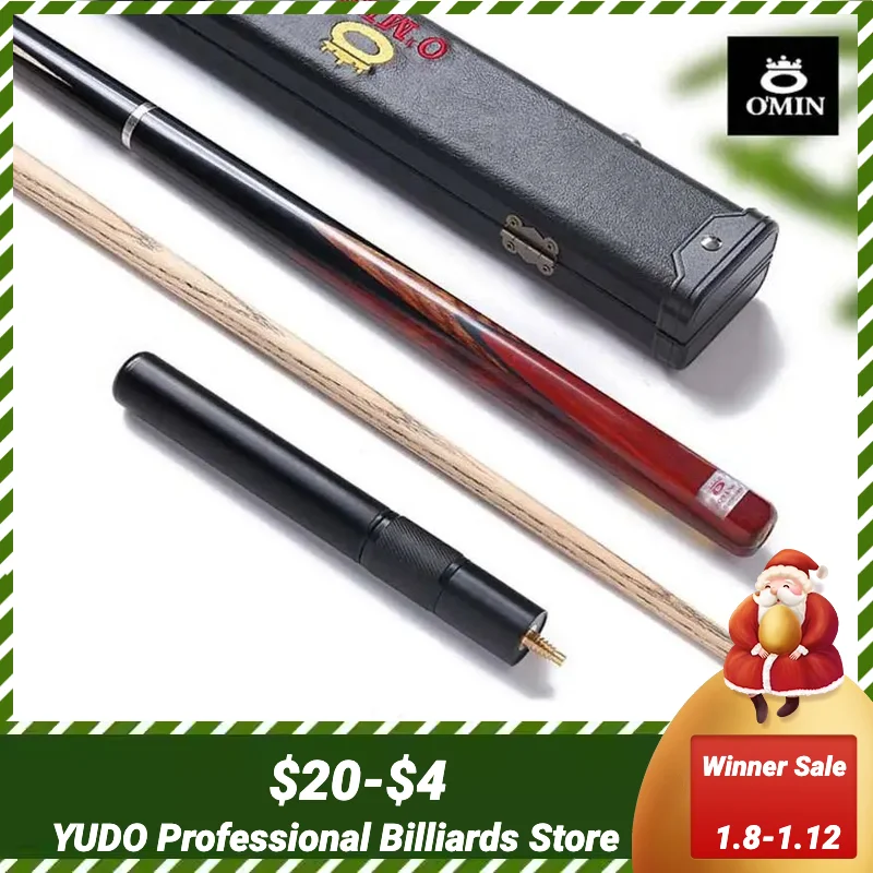 

O'min BloodLord 3/4 Snooker Cues 10mm Tip with Snooker Cue Case Set Professional Handmade High Quality Billiard Stick Kit China