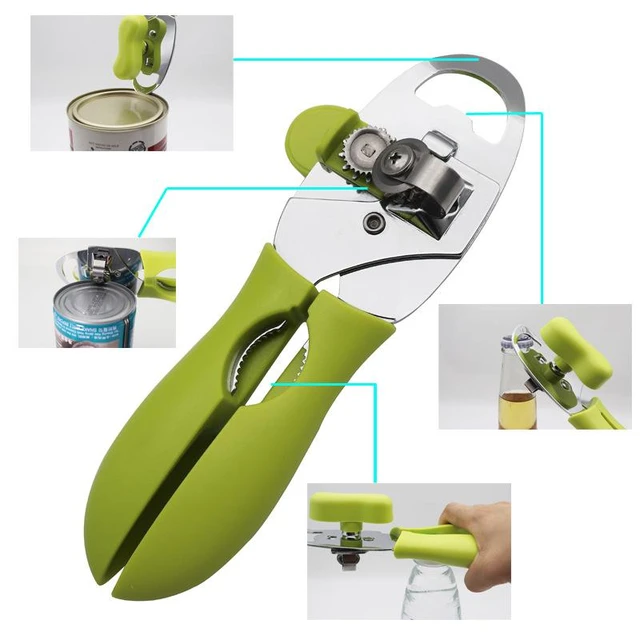 1pcs Multifunctional Can Opener Creative Portable Rotary Bottle Opener for  Cans Beer Beverage Cola Openning Kitchen Accessories - AliExpress