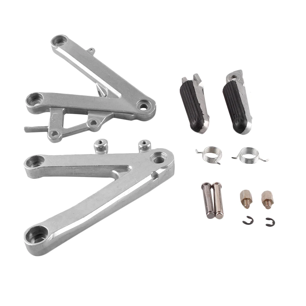 

Motorcycle Front Rider Foot Pegs Footrest Brackets for HONDA CBR250 MC22 1990 1991 1992 1993 1994 1995 1996 1997 Aluminum Alloy