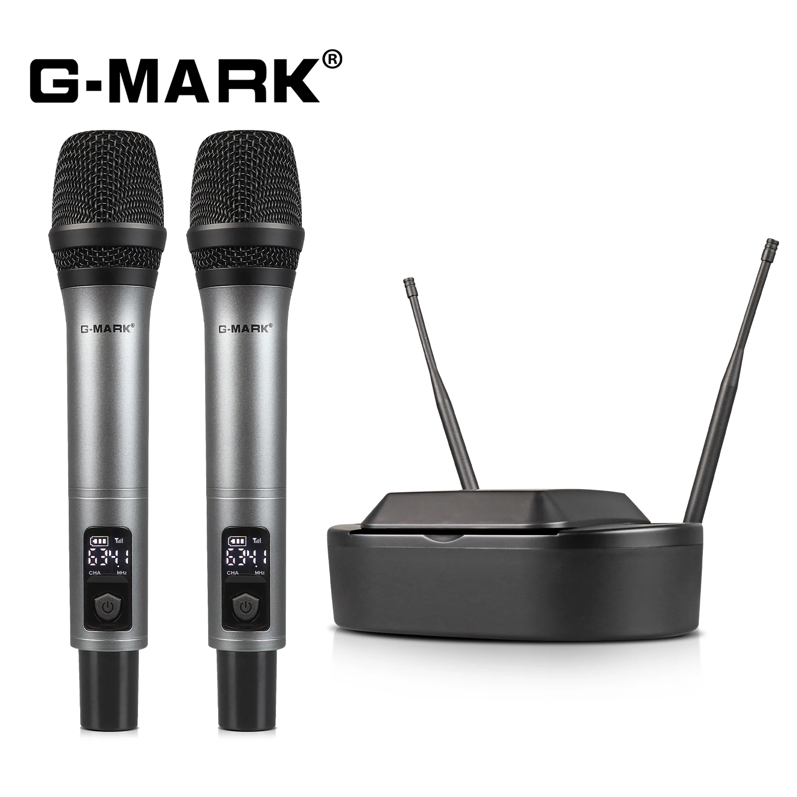 G-MARK K8 プロフェッショナル充電式 50 メートル有効距離デュアル