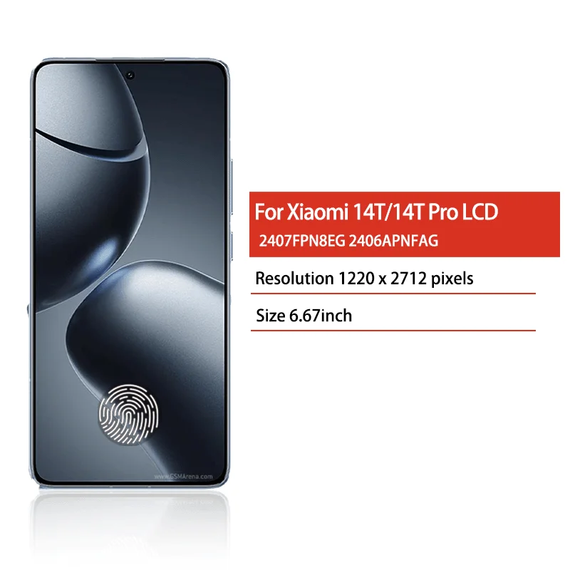 Écran AMOLED De Rechange Pour Xiaomi 14T / 14T Pro - Compatible Modèles 2406APNFAG Et 2407FPN8EG - 11
