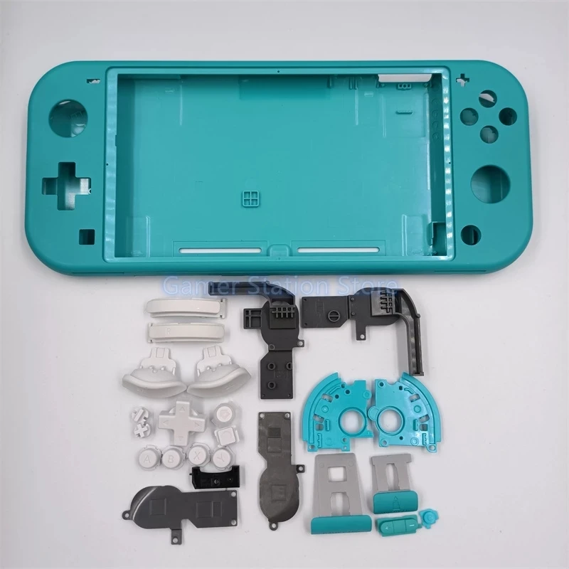 Nintendo Switch Lite NS LITE 게임 콘솔 하우징 쉘 케이스 커버 터치 스크린 교체 버튼 키트 액세서리