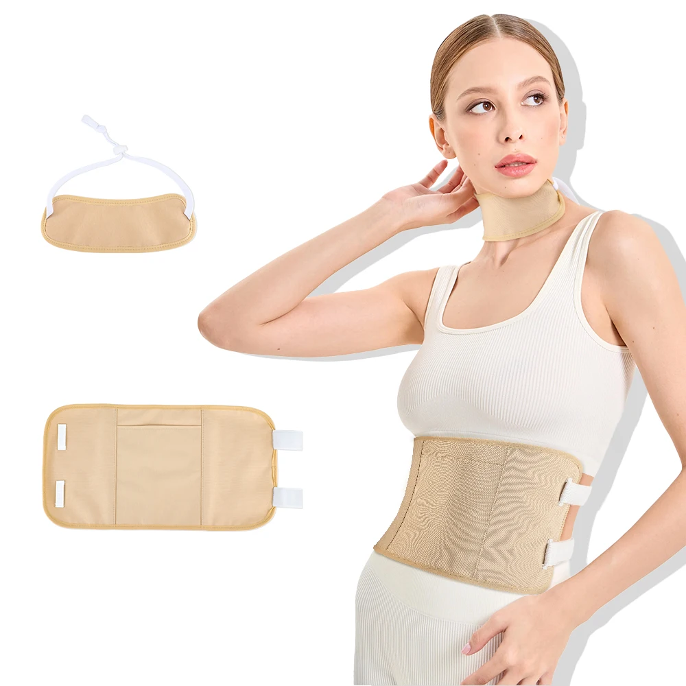 Olio Di Ricino Biologico Riutilizzabile Avvolge Il Pacchetto Di Olio Di Ricino Disintossicante Per Il Fegato Con Cinturino Elastico Regolabile Flanell