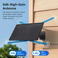 Routeur solaire 4G avec carte SIM, alimenté par énergie solaire 30W, routeur WiFi sans fil extérieur 24/7, portée WiFi 50M, étanche IP66, batteries 20100mAh 4