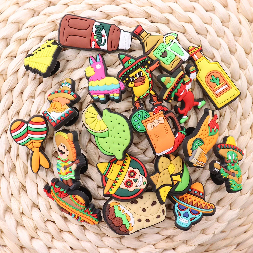 Wholesale Mexican Style Crocs Jibbitz PVC Shoe Dept Charms For Beer And  Wine Bottles From Livelovelaught, $0.12