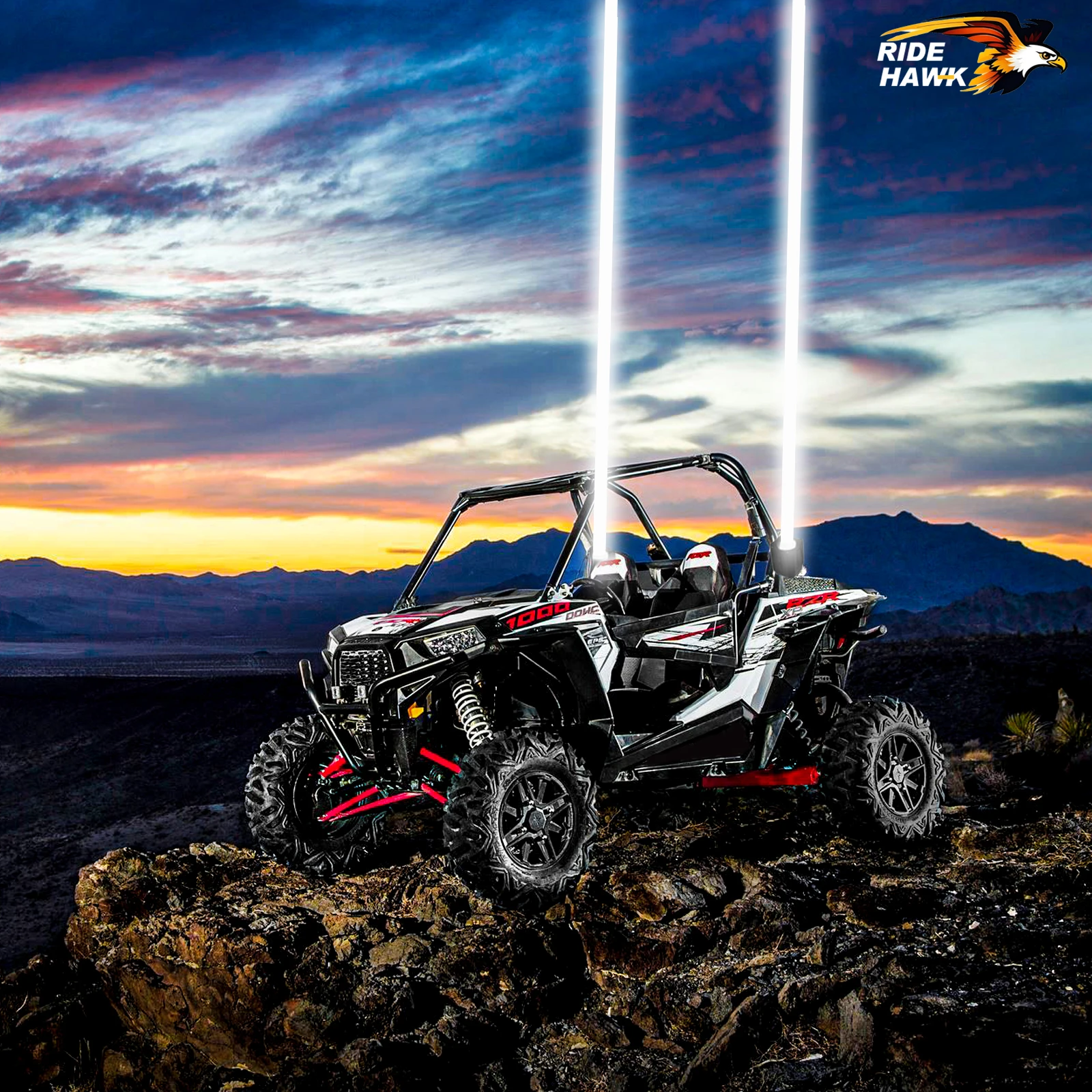 Whipless LED Pod Lights ATV 5