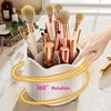 360 Degree Rotating Makeup Brush Holder Cosmetics Organizer With Lid for Vanity Multi-Functional Pen Holder Lipstick Storage Box 4