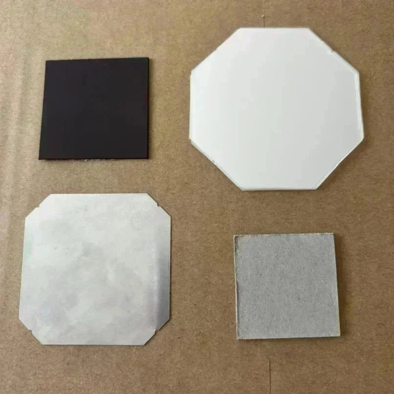 Refrigerator Stickers 100Pcs 50&times;50mm Rectangular Refrigerator Magnets Accessories Emblem Breast Badge Consumables