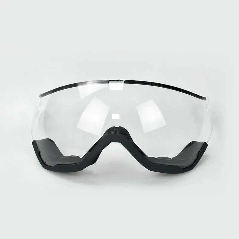 AIDY Ski Helmet Visor High Definition Anti-fog Reinforced Transparent PC Windproof Lenses Goggles 2