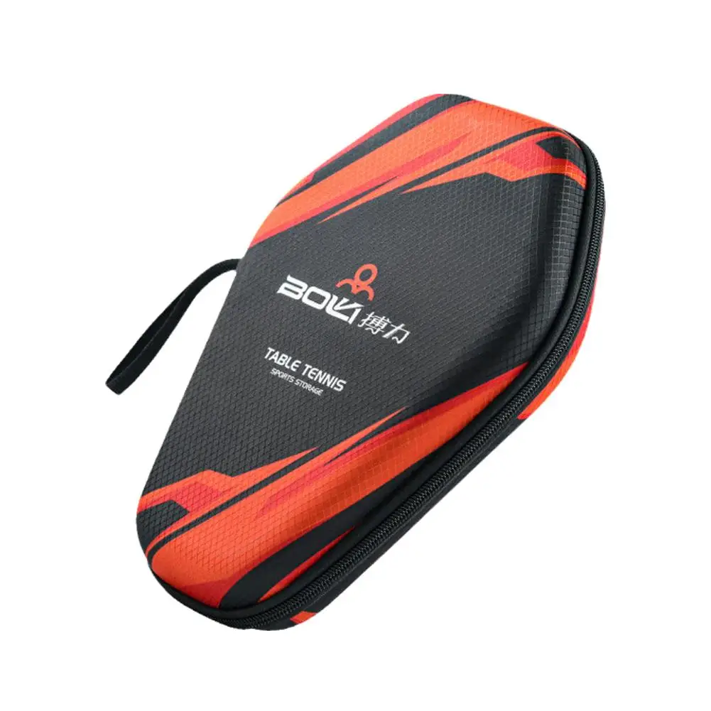 Description Picture 2 of item1PC  Table Tennis Racket Bat Bag Black/blue Oxford Cloth Sponge Pong Rackets Case For Blade Paddle Balls Storage