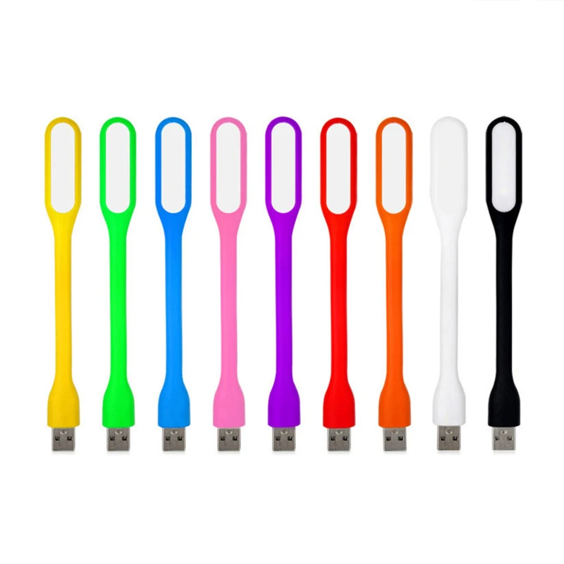5V USB LED Light Portable Mini Book Reading Lamp Power Bank/computer Flexible Bendable Night Desk Book LED Light