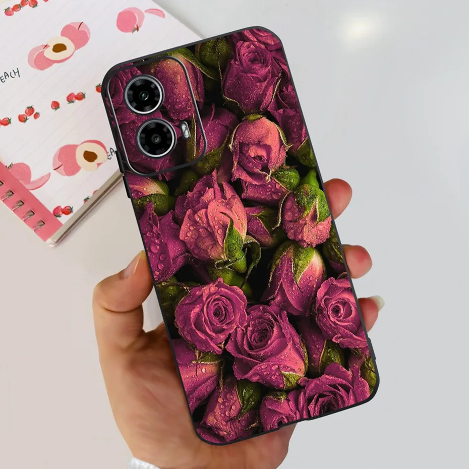 Cute Love Pattern Soft Silicone Phone Case - Stylish & Durable Back Cover