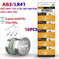 10PCS AG13 LR44 1.5V Button Batteries LR41 LR1130 LR626 SR621SW SR626SW SR920SW SR721SW Alkaline battery Cell Coin for Watch Toy - Image 6
