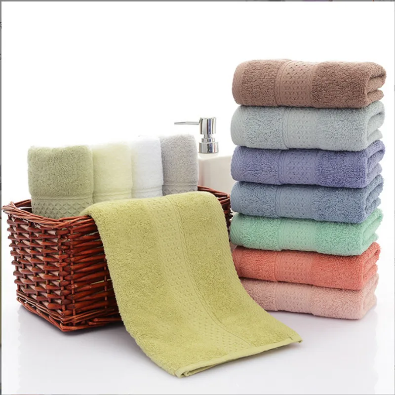 100% cotton face towel absorbent pure hand wash face shampoo bath microfiber towel bathroom family hotel adult bath bath towel