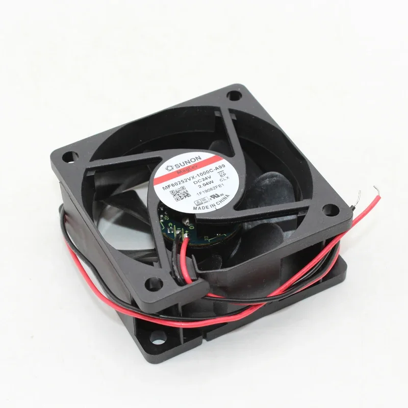 New original SUNON MF60252VX-1000C-A99 built 6025 24V 2.04W 6CM inverter fan new me80202v1 000c a99 built quasi 24v 1 54w original sunon 8020 inverter cooling fan