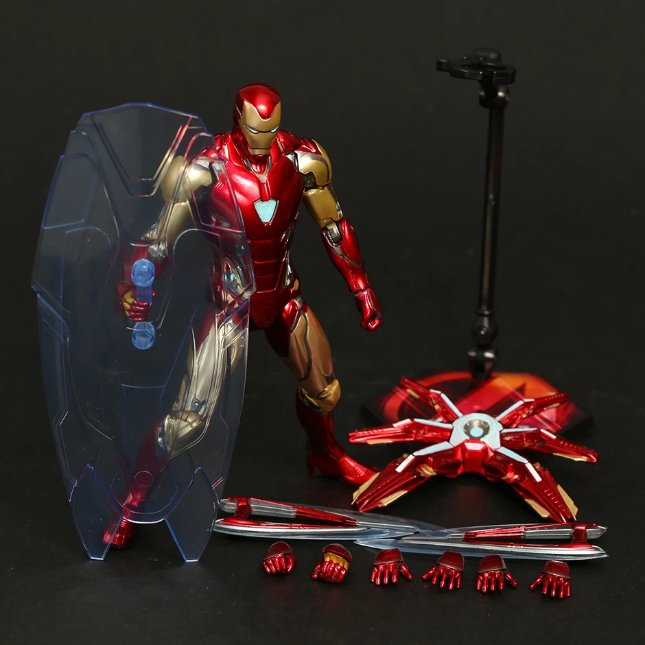 

ZD Toys Iron Man Mark MK 1-7 42 43 50 85 Movable Assemble Action Figure Figurine Model Toy