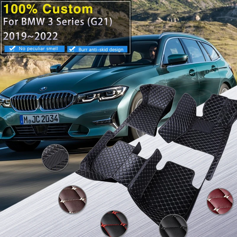 Car Floor Mats For BMW 3 Series G21 20192022 Rugs Protective Pad Mat