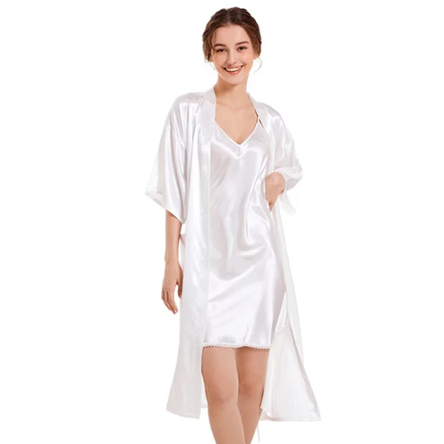 102221-403445.jpg Ensemble pyjama sexy en satin pour femme, robe de pyjama soyeuse, chemise de nuit, 2 pièces