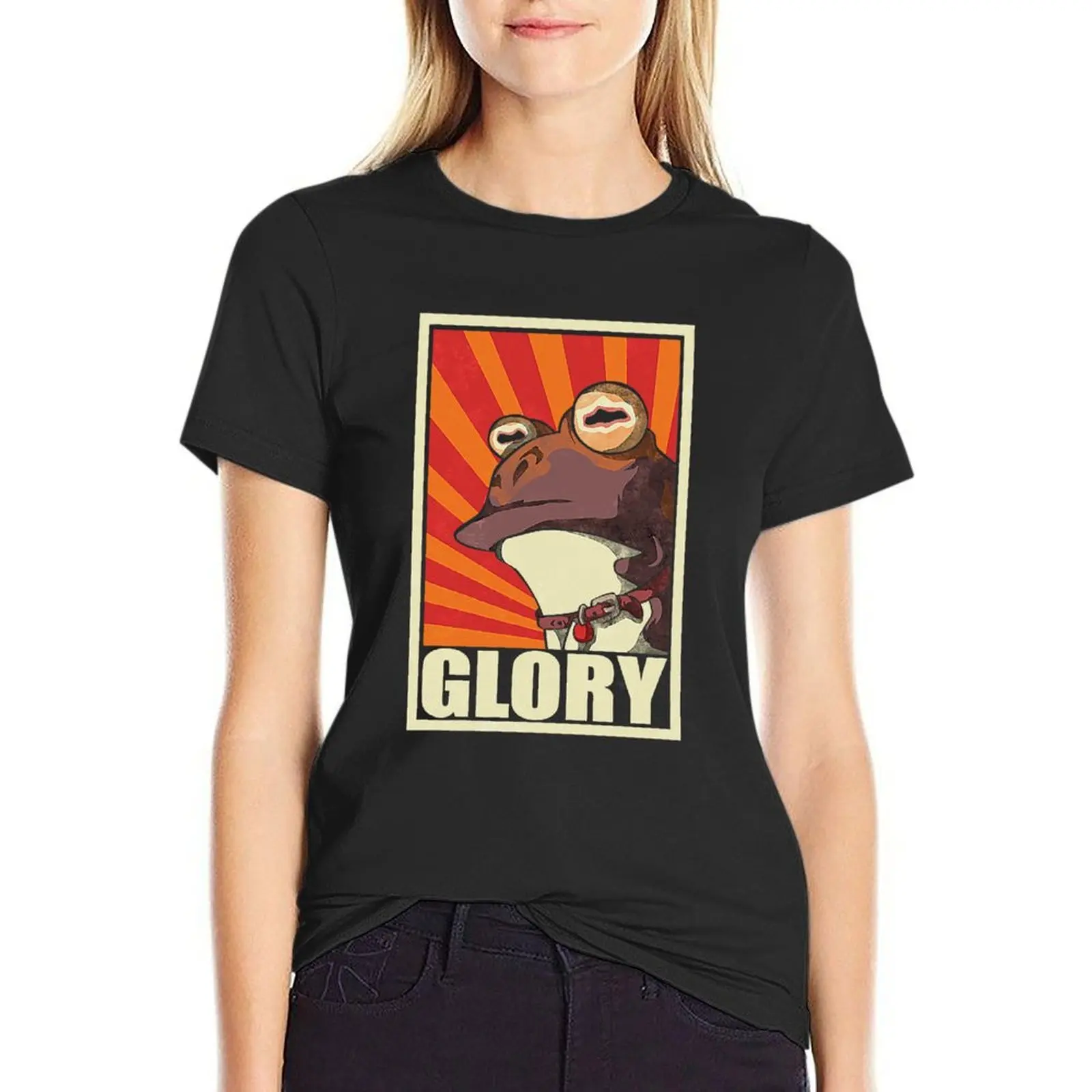 

G.lo.ry! Vintage T-Shirt female lady clothes kawaii clothes graphics woman t shirt