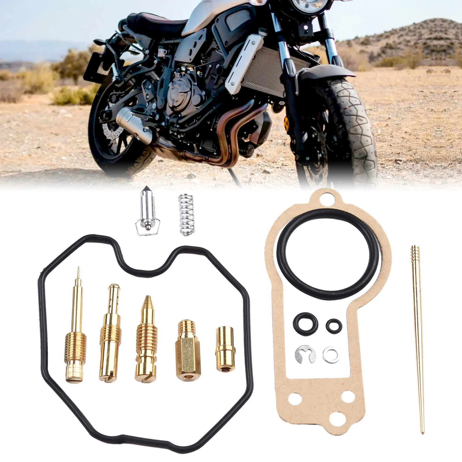

Carburettor Rebuild Kit 1 Set Brand New Carb Repair Easy Metal For Honda XR250R 1986-1995 Motorcycle Fuel Supply