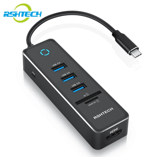 UGREEN HUB USB C 6 En 1 Adaptador USB C a 4K HDMI 2 Pue ir