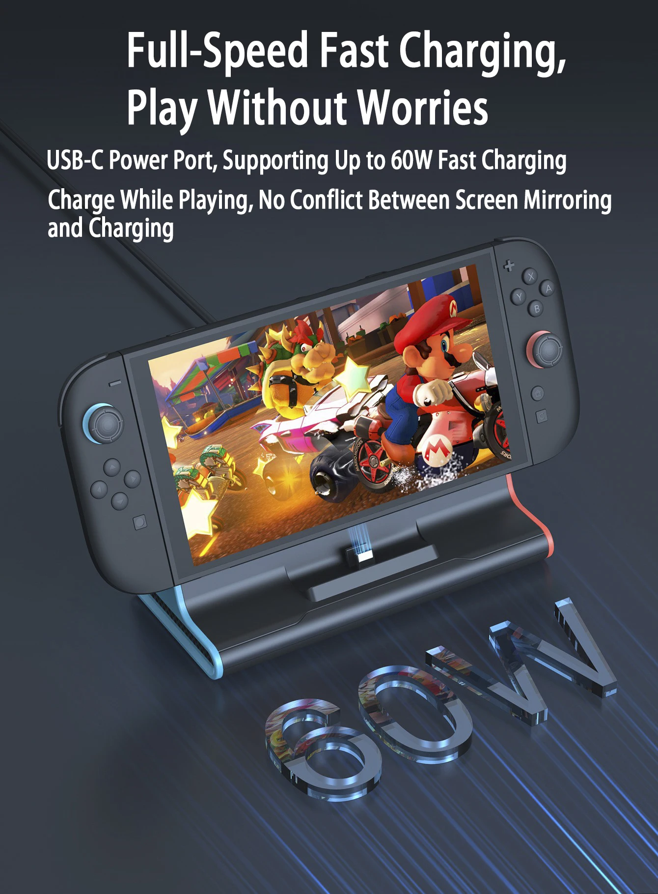 Switch 2 Portable Dock - Full Package Contents