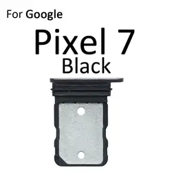 Universal Sim Card and Micro SD Holder Adapter Connector (For Pixel 7 Black)